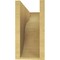 Ekena Millwork 6"W x 18"D x 12"H Classic Carmel Rough Cedar Woodgrain TimberThane Corbel, Primed Tan CORUR06X18X12CARRCPR - alternate 4